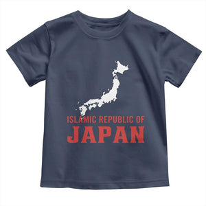 Islamic Republic of Japan Country Map Graphic Toddler T Shirt Viral Political Satire Meme