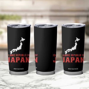 Islamic Republic of Japan Country Map Graphic Tumbler Cup Viral Political Satire Meme TS02 Print Your Wear