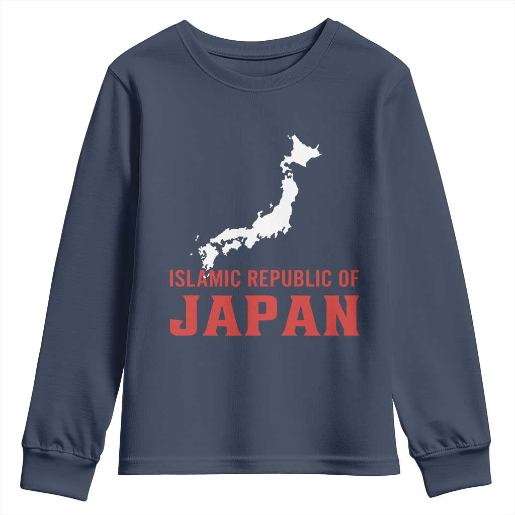Islamic Republic of Japan Country Map Graphic Youth Sweatshirt Viral Political Satire Meme