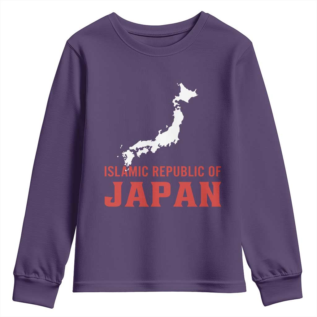 Islamic Republic of Japan Country Map Graphic Youth Sweatshirt Viral Political Satire Meme