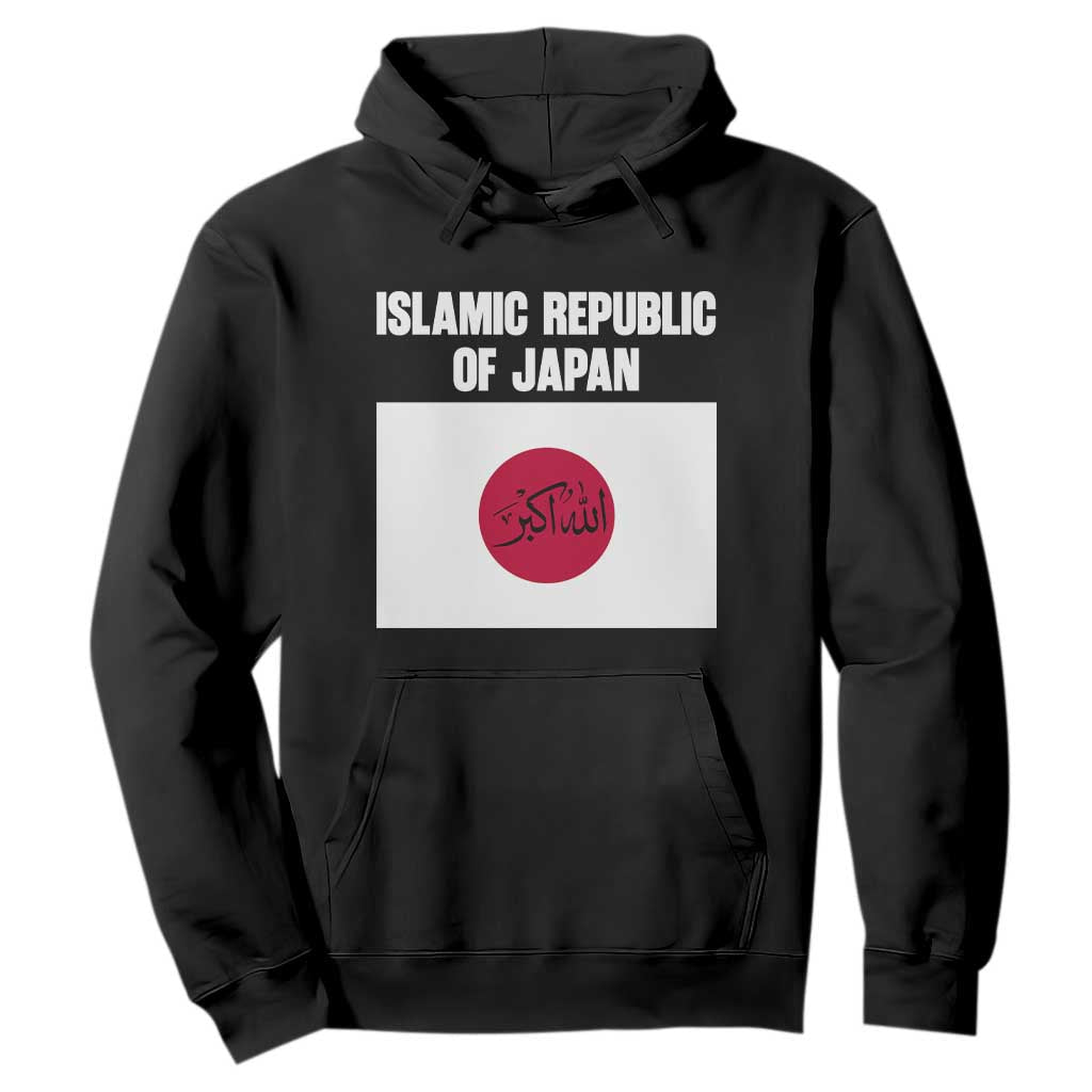 Islamic Republic of Japan Arabic Calligraphy Flag Hoodie Allahu Akbar Presidential Gaffe Satirical