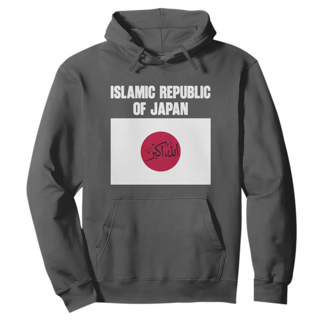 Islamic Republic of Japan Arabic Calligraphy Flag Hoodie Allahu Akbar Presidential Gaffe Satirical