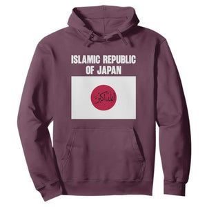 Islamic Republic of Japan Arabic Calligraphy Flag Hoodie Allahu Akbar Presidential Gaffe Satirical