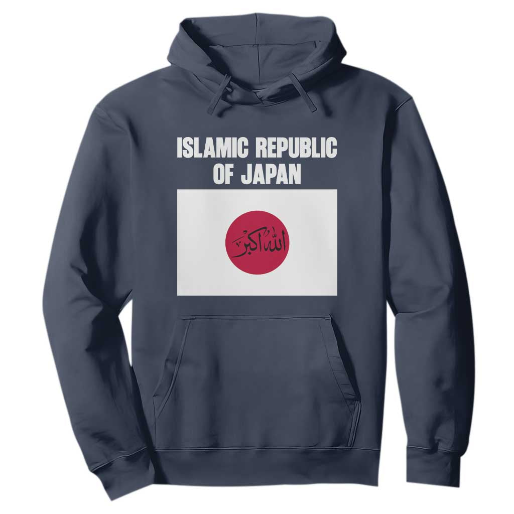 Islamic Republic of Japan Arabic Calligraphy Flag Hoodie Allahu Akbar Presidential Gaffe Satirical