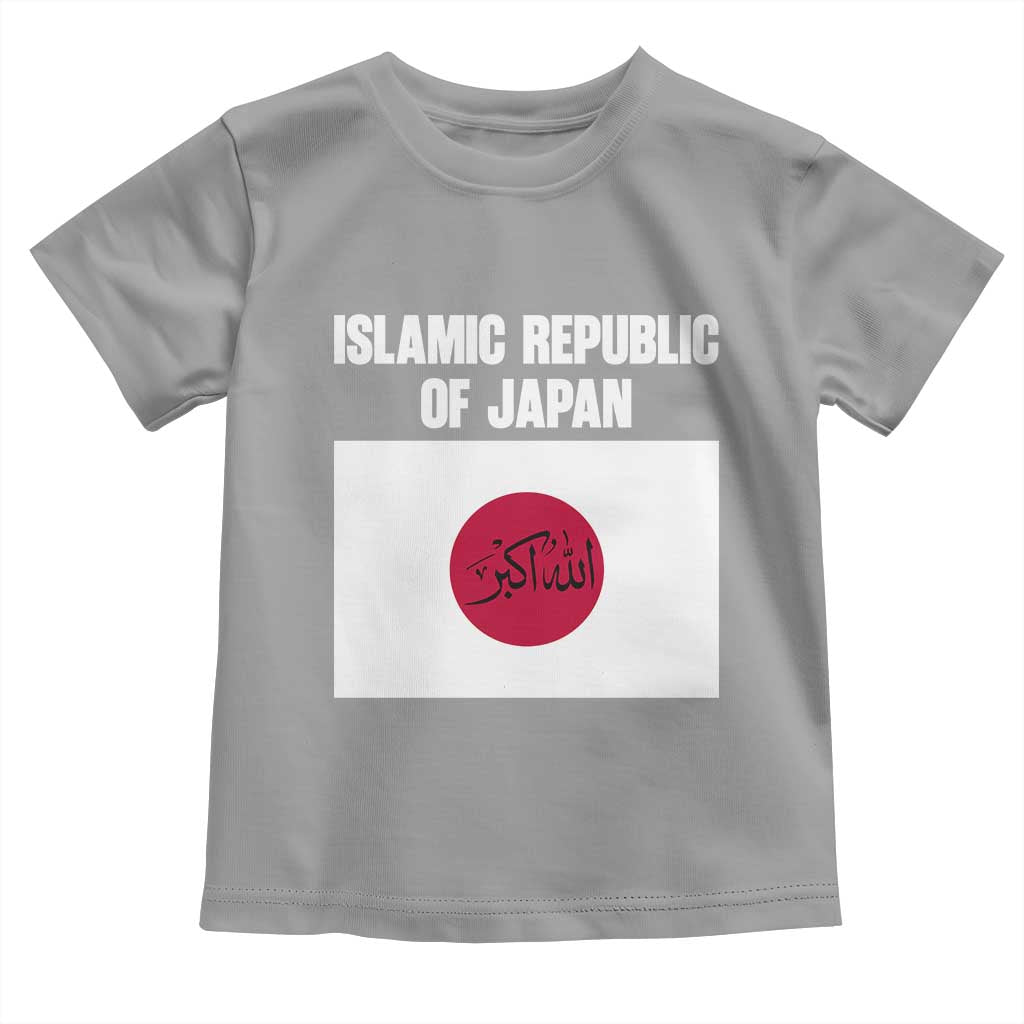 Islamic Republic of Japan Arabic Calligraphy Flag Toddler T Shirt Allahu Akbar Presidential Gaffe Satirical