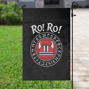 Ro Ro Ro Viking Chant Norway Football Fans Garden Flag Norwegian Pride Distressed Norse Runes Shield Patriotic Supporter TS02 Print Your Wear