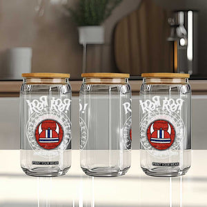 Ro Ro Ro Viking Chant Norway Football Fans Glass Can Norwegian Pride Distressed Norse Runes Shield Patriotic Supporter TS02 Print Your Wear