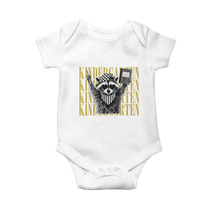 Cool Kindergarten Raccoon Back to School Baby Onesie First Day of School Funny Kids Gift