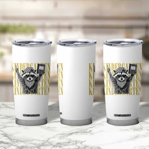Cool Kindergarten Raccoon Back to School Tumbler Cup First Day of School Funny Kids Gift TS02 Print Your Wear