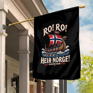 Funny Heia Norge Soccer Viking Row Garden Flag Ro Ro Norway Football Fans Norwegian Pride TS02 Print Your Wear