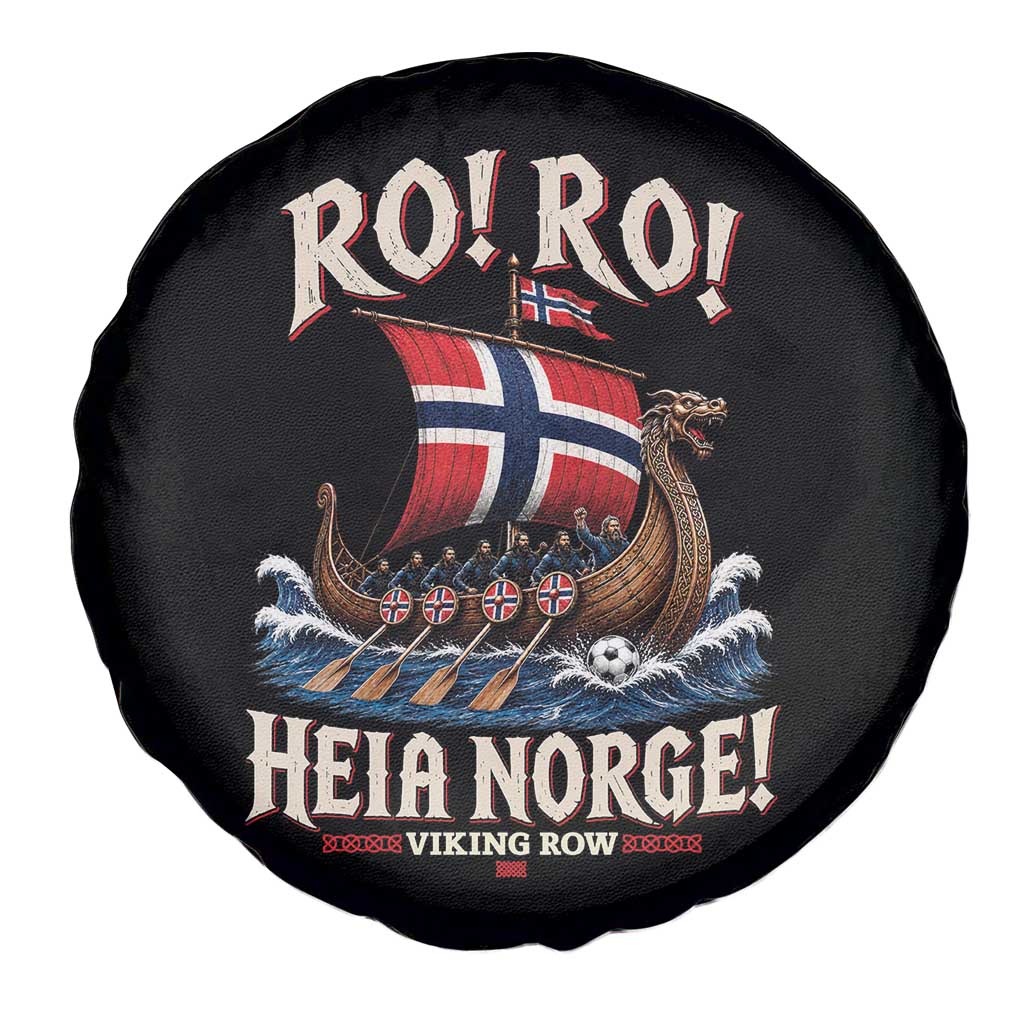 Funny Heia Norge Soccer Viking Row Spare Tire Cover Ro Ro Norway Football Fans Norwegian Pride TS02 Print Your Wear
