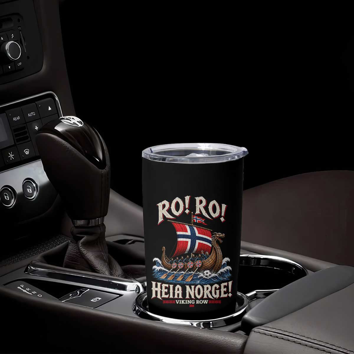 Funny Heia Norge Soccer Viking Row Tumbler Cup Ro Ro Norway Football Fans Norwegian Pride TS02 Print Your Wear