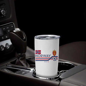 Classic Norway Football Emblem Graphic Tumbler Cup Retro Norwegian Flag Coat of Arms Norge Soccer Fans TS02 Print Your Wear