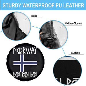 Norway Flag Ro Ro Ro Norse Rune Typography Graphic Spare Tire Cover Norge Football Fans Norwegian Pride TS02 Print Your Wear