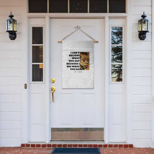 Inspiring James Baldwin Civil Rights Quote Portrait Garden Flag I Cant Believe What You Say Because I See What You Do