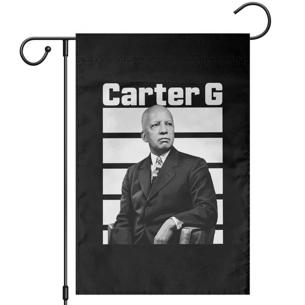Inspiring Father of Black History Icon Portrait Garden Flag Carter G Civil Rights Legacy Supporter TS02 Black Print Your Wear