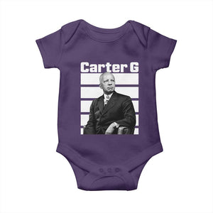 Inspiring Father of Black History Icon Portrait Baby Onesie Carter G Civil Rights Legacy Supporter