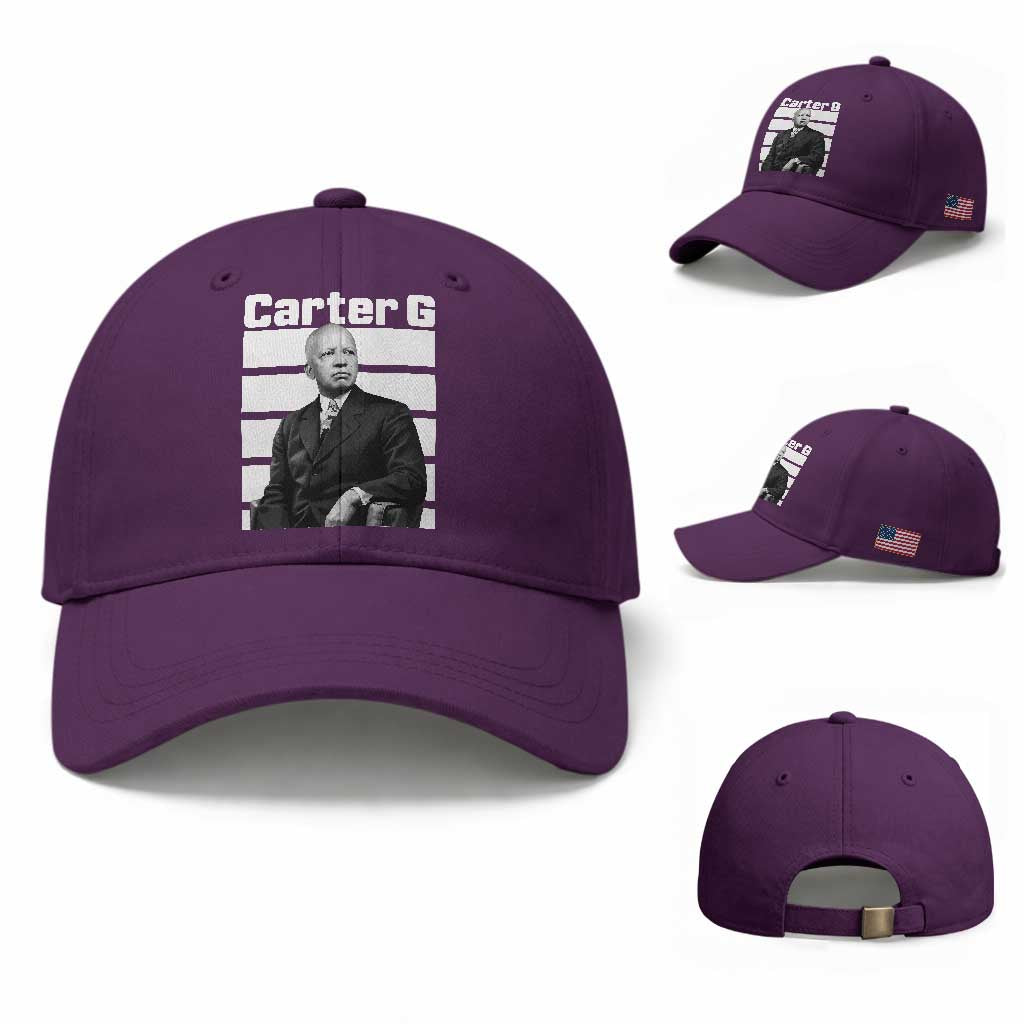 Inspiring Father of Black History Icon Portrait Baseball Cap Carter G Civil Rights Legacy Supporter