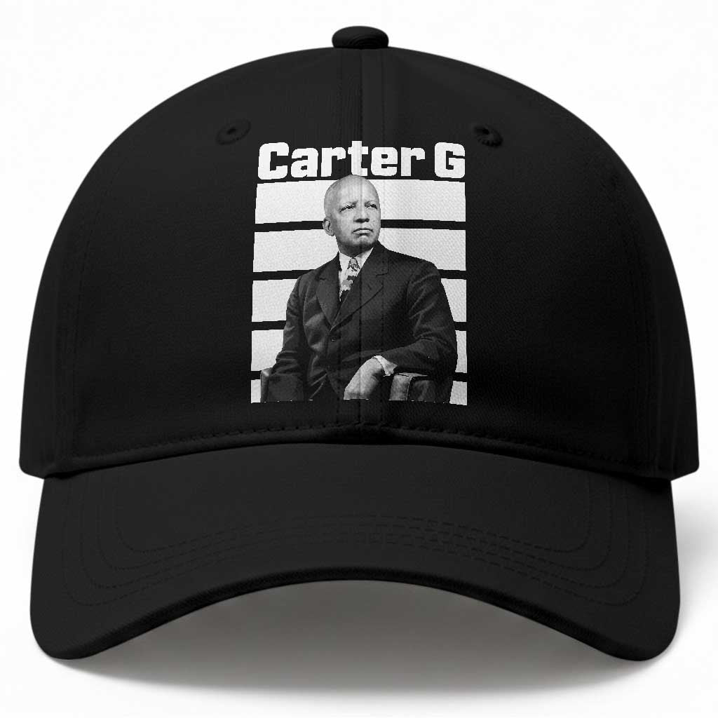 Inspiring Father of Black History Icon Portrait Baseball Cap Carter G Civil Rights Legacy Supporter TS02 Print Your Wear