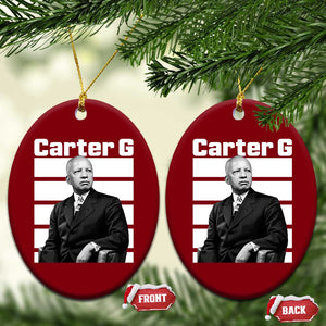 Inspiring Father of Black History Icon Portrait Ceramic Ornament Carter G Civil Rights Legacy Supporter