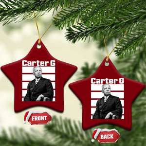 Inspiring Father of Black History Icon Portrait Ceramic Ornament Carter G Civil Rights Legacy Supporter