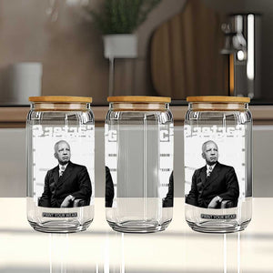 Inspiring Father of Black History Icon Portrait Glass Can Carter G Civil Rights Legacy Supporter