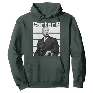 Inspiring Father of Black History Icon Portrait Hoodie Carter G Civil Rights Legacy Supporter