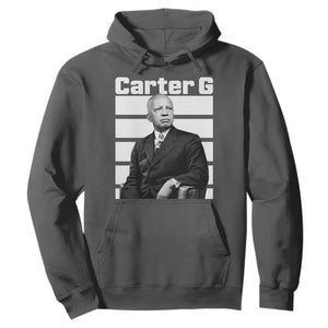 Inspiring Father of Black History Icon Portrait Hoodie Carter G Civil Rights Legacy Supporter