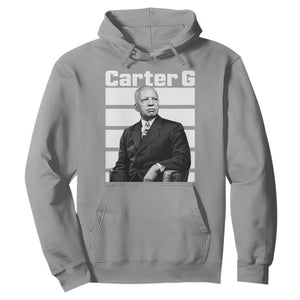 Inspiring Father of Black History Icon Portrait Hoodie Carter G Civil Rights Legacy Supporter