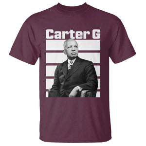 Inspiring Father of Black History Icon Portrait T Shirt Carter G Civil Rights Legacy Supporter