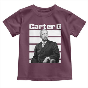 Inspiring Father of Black History Icon Portrait Toddler T Shirt Carter G Civil Rights Legacy Supporter