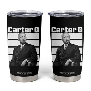 Inspiring Father of Black History Icon Portrait Tumbler Cup Carter G Civil Rights Legacy Supporter