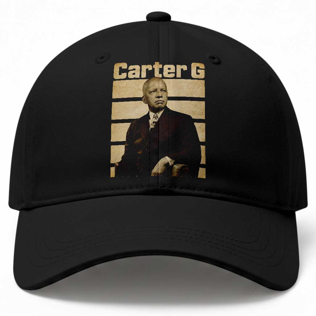 Inspiring Father of Black History Icon Vintage Portrait Baseball Cap Carter G Civil Rights Legacy Supporter TS02 Print Your Wear
