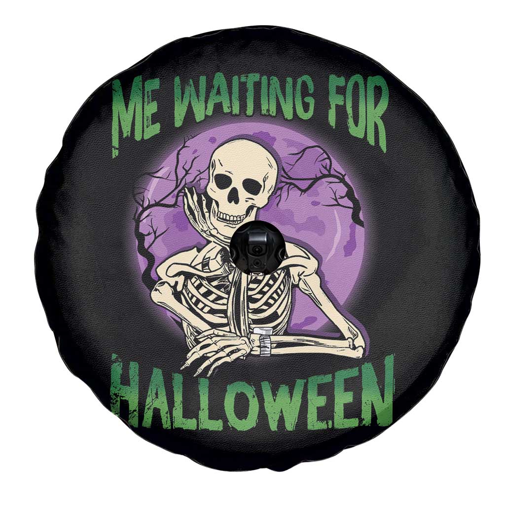 Funny Skeleton Spare Tire Cover Me Waiting For Halloween Skeleton Funny Halloween Costume TS02 Print Your Wear