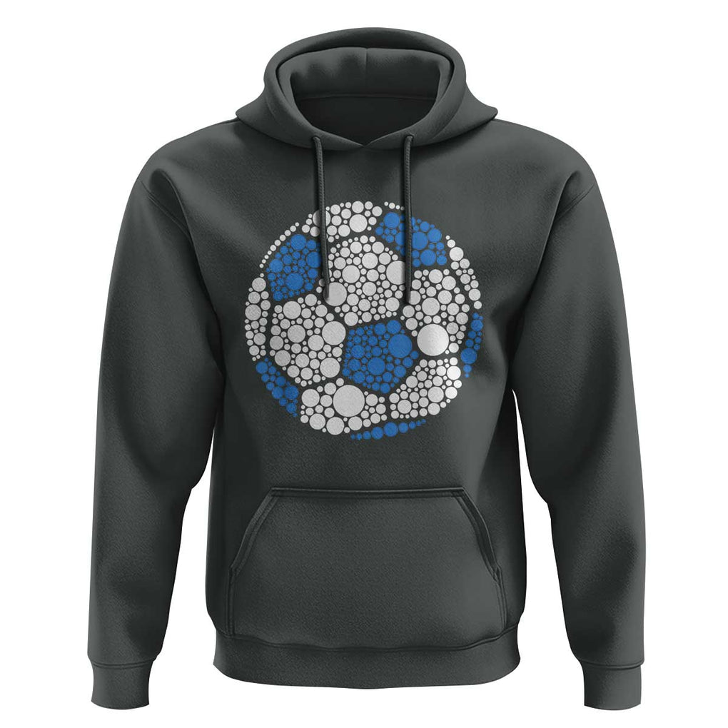 Happy Dot Day Hoodie Polka Dots Ball Soccer Lover TS02 Dark Heather Print Your Wear