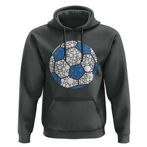 Happy Dot Day Hoodie Polka Dots Ball Soccer Lover TS02 Dark Heather Print Your Wear