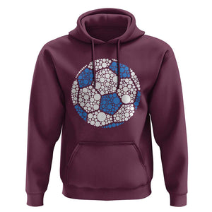 Happy Dot Day Hoodie Polka Dots Ball Soccer Lover TS02 Maroon Print Your Wear