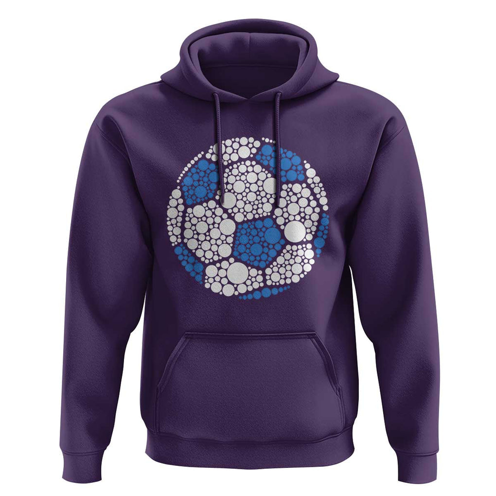 Happy Dot Day Hoodie Polka Dots Ball Soccer Lover TS02 Purple Print Your Wear