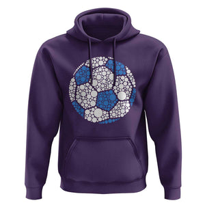 Happy Dot Day Hoodie Polka Dots Ball Soccer Lover TS02 Purple Print Your Wear