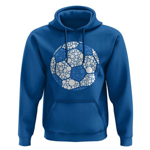 Happy Dot Day Hoodie Polka Dots Ball Soccer Lover TS02 Royal Blue Print Your Wear