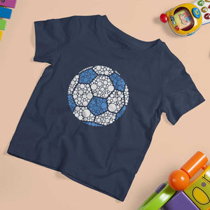 Happy Dot Day T Shirt For Kid Polka Dots Ball Soccer Lover TS02 Navy Print Your Wear