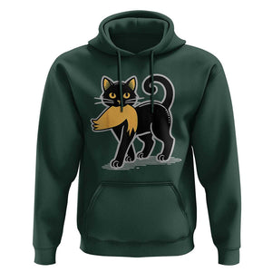 Cat Ladies For Kamala Hoodie Harris Donald Trump 2024 Sarcastic TS02 Dark Forest Green Print Your Wear