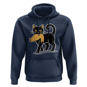 Cat Ladies For Kamala Hoodie Harris Donald Trump 2024 Sarcastic TS02 Navy Print Your Wear
