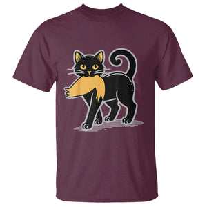 Cat Ladies For Kamala T Shirt Harris Donald Trump 2024 Sarcastic TS02 Maroon Print Your Wear