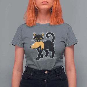 Cat Ladies For Kamala T Shirt For Women Harris Donald Trump 2024 Sarcastic TS02 Charcoal Print Your Wear