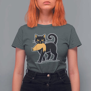 Cat Ladies For Kamala T Shirt For Women Harris Donald Trump 2024 Sarcastic TS02 Dark Heather Print Your Wear
