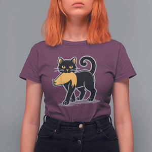 Cat Ladies For Kamala T Shirt For Women Harris Donald Trump 2024 Sarcastic TS02 Maroon Print Your Wear