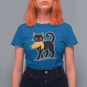 Cat Ladies For Kamala T Shirt For Women Harris Donald Trump 2024 Sarcastic TS02 Royal Blue Print Your Wear