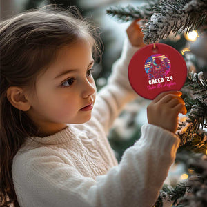 Creed '24 Take Me Higher Christmas Ornament American Astronaut Election 2024 TS02 Print Your Wear