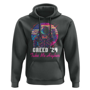 Creed '24 Take Me Higher Hoodie American Astronaut Election 2024 TS02 Dark Heather Print Your Wear